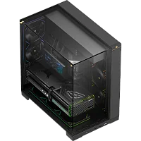 Корпус без блока питания/ Case Thermalright A70, Midi-Tower, TG, no fans, 2xUSB-A 3.0, 1xUSB Type-C, ATX, mATX, mITX Black (TR-A70)