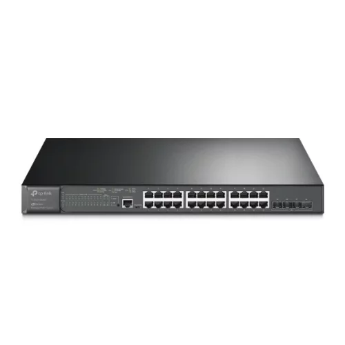 коммутатор TP-Link SG3428XMP, Omada™ 24-Port Gigabit and 4-Port 10GE SFP+ L2+ Managed Switch with 24-Port PoE+