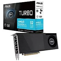Видеокарта ASUS R9700 TURBO AI PRO 32GB GDDR6 256bit 3xDP HDMI BLOWER RTL (TURBO-AI-PRO-R9700-32G) (90YV0MN0-M0NA00)