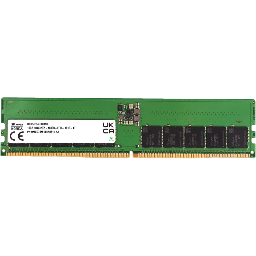 Память оперативная/ Hynix 16GB 4800MHz DDR5 UDIMM ECC (HMCG78MEBEA081N)