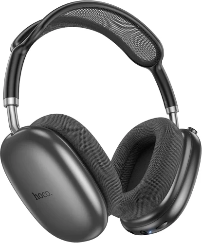 Гарнитура мониторные Hoco W55 1.2м т.серый беспроводные bluetooth оголовье (32683)