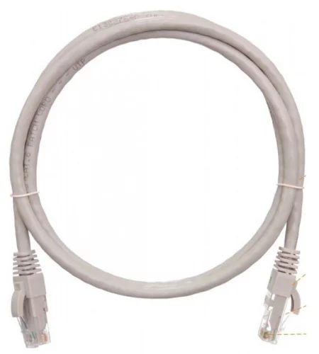 Патч-корд LANMASTER LSZH UTP кат.6, 2.0 м, серый (LAN-PC45/ U6-2.0-GY) (LAN-PC45/U6-2.0-GY)