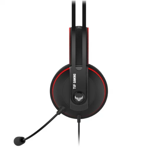 Гарнитура ASUS TUF GAMING H7 проводная, чёрно-красная, mini jack 3.5 mm (90YH01QR-B1UA00) фото 4