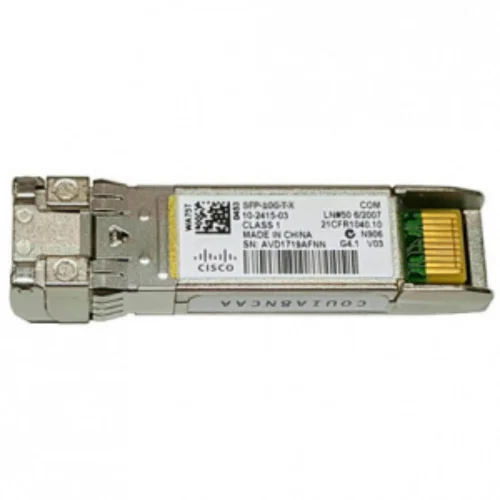 Трансивер CISCO 100M/ 1G/ 10GBASE-T SFP+ to RJ-45 module for Category 6A/ 7 cables up to 30m, Enterprise-Class (SFP-10G-T-X)