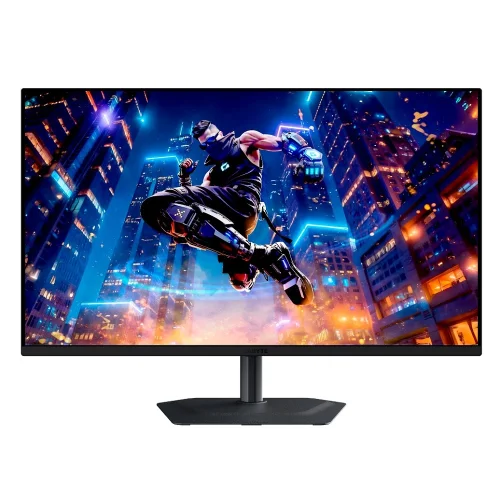 Монитор LCD Gigabyte 31.5 MO32U2 EK {QD-OLED 3840x2160 240Hz 0.03ms 178/178 250cd/1000cd 2xHDMI2.1 DisplayPort1.4 3xUSB3.2 USB-C(18Вт) Pivot}