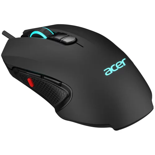 Мышь игровая компьютерная/ Проводная игровая мышь ACER OMW160 Wired USB Gaming Mouse (6400dpi) RGB (8but) black (ZL.MCEEE.00Q) фото 2