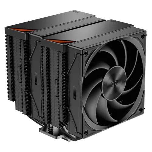 Кулер для процессора/ CPU Cooler PCCooler RZ620 BK (260W, 4-pin PWM, 157.5mm, Al/Cu, 6x6mm, 2x120mm, 86.73CFM, 32dBA, 2000RPM, S: 1851/1700/1200/115X, AM5/AM4, black) фото 6
