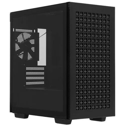 DeepCool CH370 черный без БП mATX TG window 1x120mm fan (R-CH370-BKNAM1-G-1)