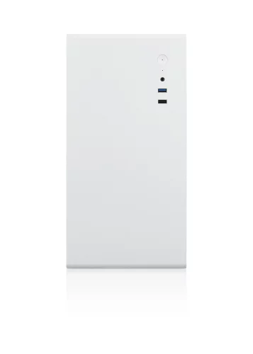 Корпус с блоком питания 450Вт./ Case Foxline FL-719W-FZ450R-U31, mATX case, white, w/PSU 450W 12cm, w/1xUSB2.0, w/1xUSB3.0, w/1xCombo Audio, w/pwr cord, w/o FAN фото 2