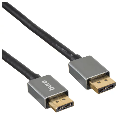 Кабель аудио-видео Buro V1.4 DisplayPort (m)/DisplayPort (m) 1.5м. позолоч.конт. черный (BHP-DPP-1.4-1.5G) фото 3