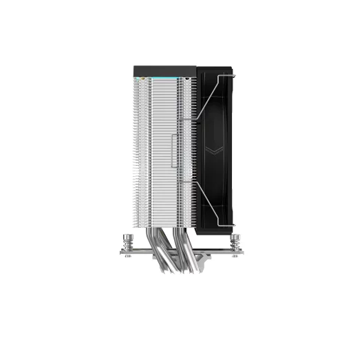 Кулер для процессора/ CPU Cooler SAMA A40L (240W, 4-pin PWM, 152mm, 4x6mm, ARGB, 1x120mm, 78CFM, 29dBA, 2200RPM, S: 1851/ 1700/ 1200/ 115X, AM5/ AM4, silver) (A40-XXWAYXOX-G) фото 7