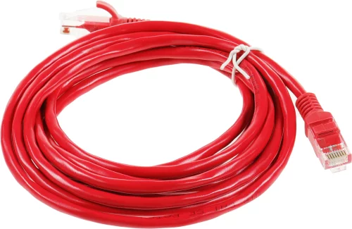 Патч-корд Premier PP12-3M/ R 1000Гбит/ с UTP 4 пары cat5E CCA molded 3м красный RJ-45 (m)-RJ-45 (m) (PP12-3M/R)