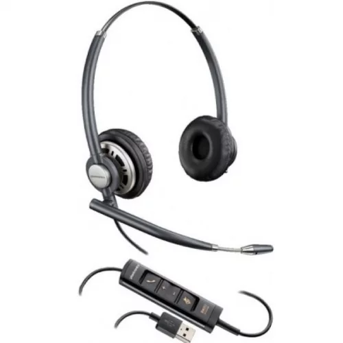 Гарнитура проводная Plantronics EncorePro HW725 USB BNC Black (203478-01)