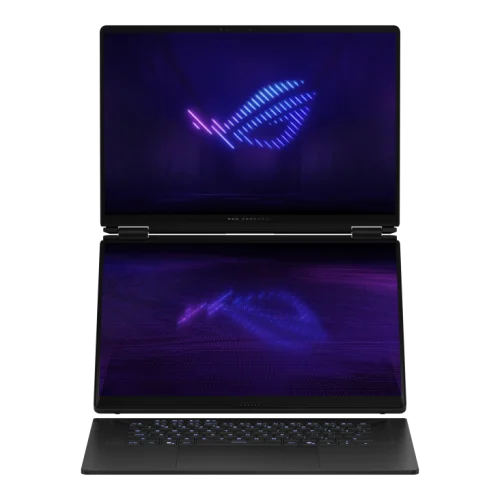 Ноутбук ASUS ROG Zephyrus Duo 16 GX651AX-SR118W Touch 16(2880x1800 OLED (матовый))/ Touch/ Intel Ultra 9 386H(2.4Ghz)/ 65536Mb/ 1024PCISSDGb/ noDVD/ Ext:NVIDIA GeForce RTX 5090(24576Mb)/ Cam/ BT/ WiFi/ 90WHr/ (90NR0NT2-M00530)