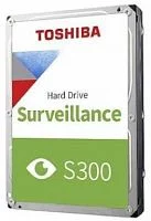 Жесткий диск/ HDD Toshiba SATA3 1Tb Surveillance S300 (CMR) 5700 64Mb 1 year warranty (HDWV110UZSVA)