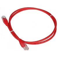 Патч-корд TWT RJ-45 1 м красный (TWT-45-45-1.0-RD)