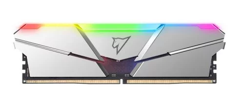 Netac Shadow RGB 16GB (2x8GB) DDR5-4800 (PC5-38400) C40 Silver 40-40-40-77 1.1V Dual DIMM Kit (NTSRD5P48DP-16S)