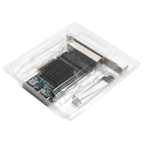 Exegate EX293453RUS Сетевой адаптер ExeGate EXE-BCM5719 (PCI-E x4 v2.0, порты 4xRJ45, 10/ 100/ 1000Mbps, Gigabit Chipset Broadcom BCM5719) фото 6