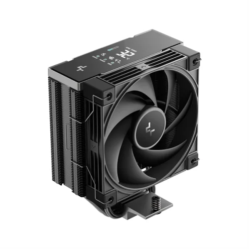 Кулер для процессора DEEPCOOL AK400 G2 DIGITAL NYX LGA1851/1700/1200/115X/AM5/AM4 (12шт/кор, TDP 220W, PWM, Fan 120mm, 4 тепл. трубки, черный) RET (R-AK400G2-BKNNMN-GJD-1)