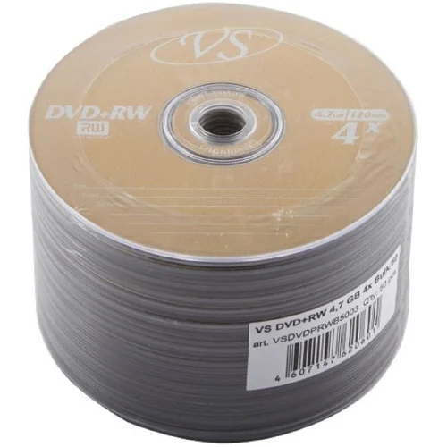 VS DVD+RW 4,7 GB 4x Bulk/ 50 (VSDVDPRWB5001/ 003)