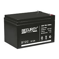 Батарея SECURITY FORCE серия SF, SF 1212, напряжение 12В, емкость 1.2Ач (разряд 20 часов), макс. ток разряда (5 сек.) 16.2А, макс. ток заряда 3.6А, свинцово-кислотная типа AGM, клеммы F2, ДxШxВ 151х98х95мм., вес кг., срок службы 3-5 лет./ Battery SECURIT
