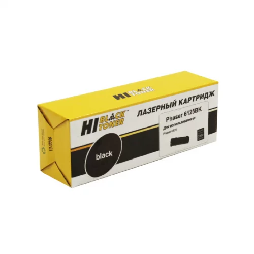 Тонер-картридж Hi-Black HB-106R01338/ 106R01334 черный 2000 страниц для Xerox Phaser 6125 восстановленный (98956310340)