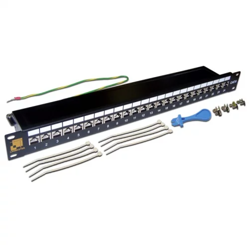 Патч-панель Lanmaster 24x RJ-45 STP 1U (LAN-PPL24S6)