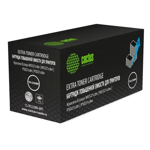 Картридж лазерный Cactus CS-TK5230BK TK-5230BK черный (2600стр.) для Kyocera Ecosys M5521cdn/M5521cdw/P5021cdn/P5021cdw