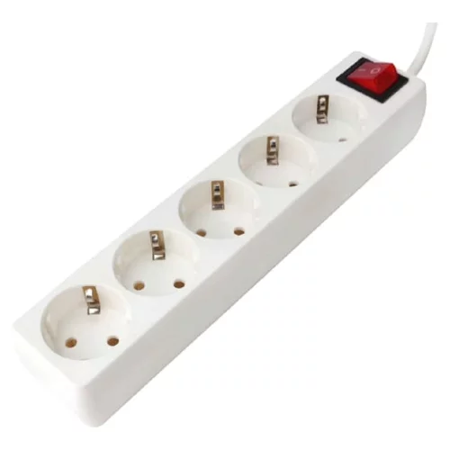 Гарнизон Удлинитель ELB-G5-W-7, 5р, 16А, 7м, с выкл. и заземлением, ур.защиты 1, белый, пакет (21225) фото 2