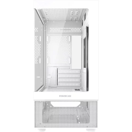 Powercase Vision Micro M2, Tempered Glass, белый, mATX (CVMWM2-L0) фото 2