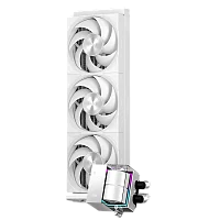 Система охлаждения/ Water Cooling System PCCooler DS360 Pro Digital WH (310W, 360mm, LED temp., White, Fans: 3x120mm, 66CFM, 34.3dBA, 2200RPM/ Pump height 85mm, 15dBA, 2600RPM, Rad thickness 27mm/ S: