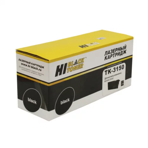 Тонер-картридж Hi-Black HB-TK-3150, черный, 14500 страниц, для Kyocera ECOSYS M3040idn/ M3540idn (96001032)