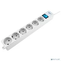 PowerCube PRO Фильтр-удлинитель (SPL(5+1)-16B-P-3М) 3.0 м, 6 розеток, 16А/ 3,5кВт, LC контур - подавление В/ Ч помех