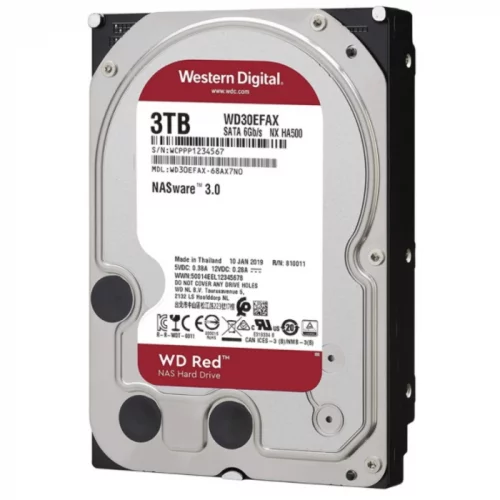 Жесткий диск WD Red 3TB LFF HDD (WD30EFAX)