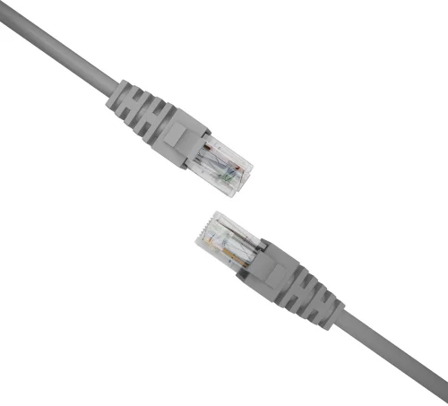 Патч-корд NTSS NTSS-PC-UTP-RJ45-5e-0.3-LSZH-GY UTP RJ-45 вил.-вилка RJ-45 кат.5E 0.3м серый LSZH 26AWG (1992878) (1992878#MLN) фото 2