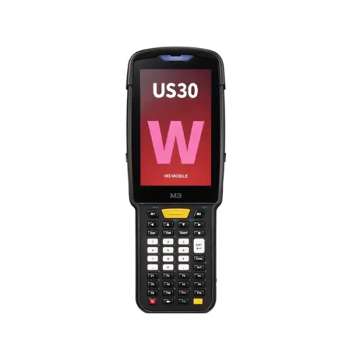 Терминал сбора данных M3 Mobile US30W 13.0 GMS, WVGA, Wi-Fi 6, SE5500 2D Imager Scanner(Straight Shooter/ 0° Scan), 16MP Rear Camera, BT5.3, NFC(HF), 4G/ 64G, 42 Keypad , 6700mAh Battery, Hand Strap, Bullet Proof Film (US300D-TFCWSE-HF)