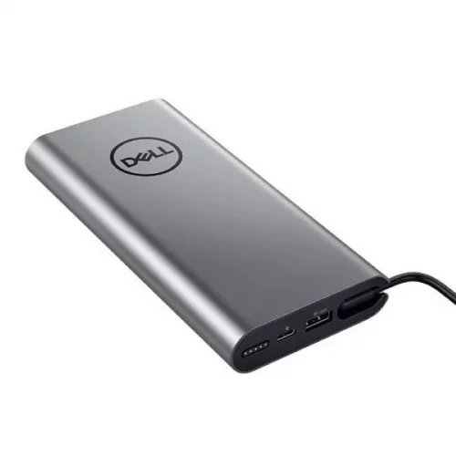 Блок питания для ноутбука Dell Power Bank USB, USB-C, 65 Вт.ч серебристый для 5491, 7400 2-в-1, 3530, 5530; XPS 13 9365 2-в-1, 13 9370, 13 9380 (451-BCDV) фото 2