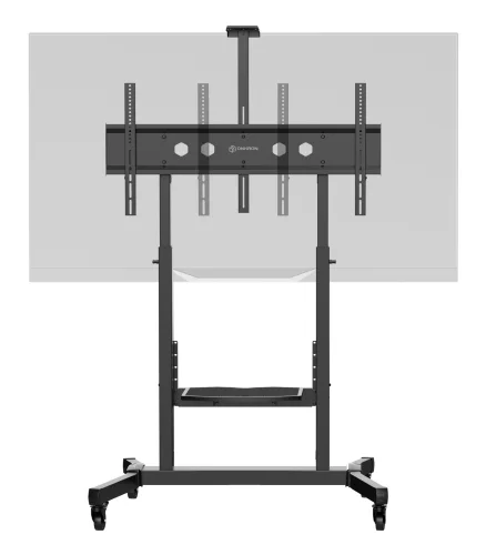 ONKRON мобильная стойка для ТВ 50-100, макс 120кг, наклонная, чёрная TS1991 (TS1991-B) фото 3