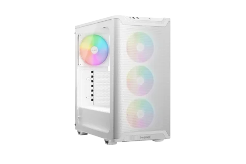 Корпус Компьютер без блока питания/ Case be quiet! PURE BASE 501 LX, Midi-Tower, TG, 3x120mm ARGB + 1x140mm ARGB, 2xUSB-A 3.2, 1xUSB 3.2 Type-C, ATX, mATX, mITX White (BGW79)