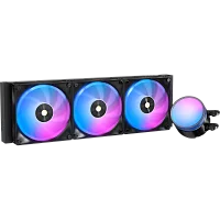 Система жидкостного охлаждения/ Water Cooling System Ocypus Delta L36 BK ARGB V2 (300W, 360mm, Black, ARGB, Fans: 3x120mm, 73CFM, 2000RPM/ Pump height 60mm, 27dBA, 2650RPM, Rad thickness 27mm/ S: 1851 (DELTA-L36-BK3AAWNN02X-GL)