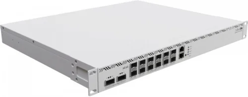 MikroTik Cloud Core Router 2216-1G-12XS-2XQ with Amazon Annapurna Labs Alpine v3 AL73400 CPU (16-cores, 2GHz per core) and Marvell Prestera Aldrin2 switch-chip, 16GB RAM, 2x100G QSFP cages, 14x25G SFP (CCR2216-1G-12XS-2XQ) фото 2