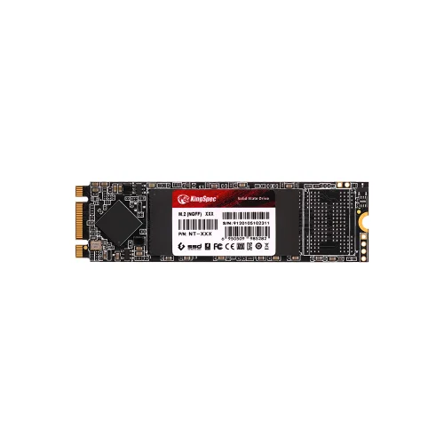 Твердотельный накопитель/ Kingspec SSD NT-512 2280, 512GB, M.2(22x80mm), SATA3, R/W 560/540MB/s, IOPs н.д./н.д., TBW 240, DWPD 0.4 (3 года)