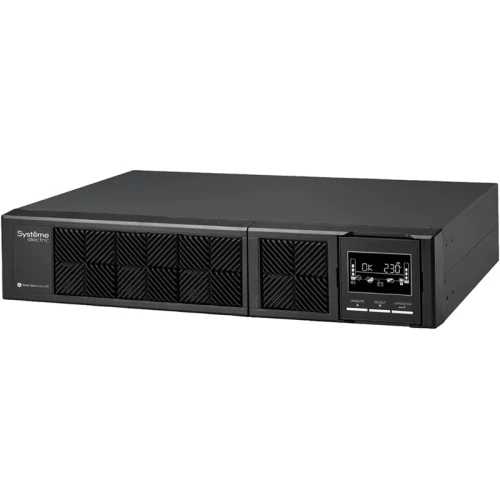 ИБП Systeme Electric Smart-Save Online SRV 1000 ВА, конвертируемый форм-фактор 2U, 230 В, 6 розеток IEC C13, SmartSlot, LCD, USB HID (SRVSE1KRTI)