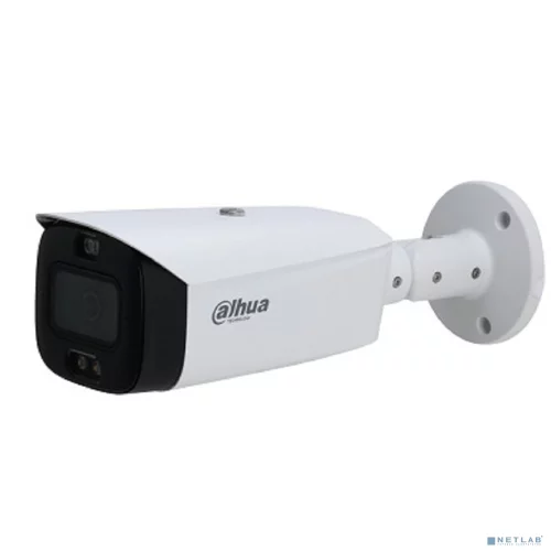DAHUA DH-IPC-HFW3449T1P-AS-PV-0280B-S5 Уличная цилиндрическая IP-видеокамера TiOC и ACUPICK 4Мп, 1/ 2.7” CMOS, объектив 2.8мм, видеоаналитика, 2 микрофона, ИК 30м, LED 30м, IP67, металл/ пластик