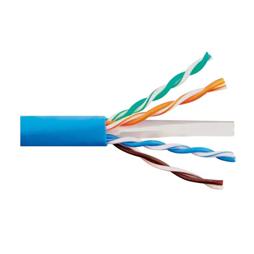 Кабель LANMASTER UTP, 4x2, кат 6, 550Mhz, LSZH (HFLT), синий, 305 м (LAN-6EUTP-HFLT-BL)
