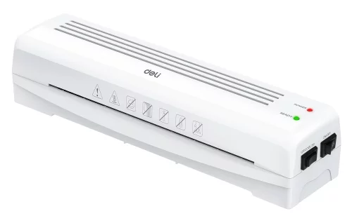 Ламинатор Deli E14378 белый A4 (80-125мкм) 32см/ мин лам.фото реверс фото 3