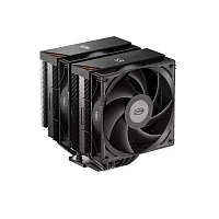 Кулер для процессора/ CPU Cooler PCCooler RT620 Digital BK (250W, 4-pin PWM, LED temp., 157mm, Al/Cu, 6x6mm, 2x120mm, 73.32CFM, 34.9dBA, 2200RPM, S: 1851/1700/1200/115X, AM5/AM4, black)