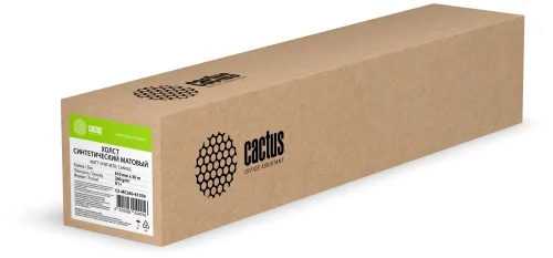 Холст Cactus CS-MC260-61030 610мм-30м/260г/м2/белый матовое синтетика для струйной печати втулка:50.8мм (2