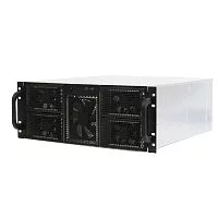Procase RE411-D0H17-E-55 Корпус 4U server case,0x5.25+17HDD,черный,без блока питания,глубина 550мм,MB EATX 12"x13"