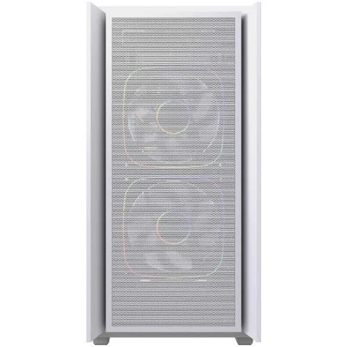 Powercase Корпус Mistral SM03 ARGB, Tempered Glass, 3x120mm ARGB PWM fans, белый, mATX (CMMSM03W-A3) фото 2
